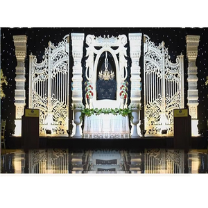 American Christian Wedding Reception Stage Canadian Wedding Theme Reception Stage <b>Decor</b> Western Wedding <b>Engagement</b> StageNewyork - Product Image 1