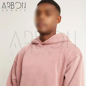 Ropa exterior Diseño único con tarifa al por mayor El más nuevo logotipo personalizado Streetwear Pullover Estilo Vintage Faded Sudaderas con capucha de gran tamaño - Product Image 5