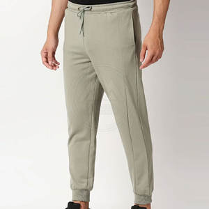 Latest Design Breathable Men Jogger Trouser Casual Style Canvas Fabric with Elastic Waist Closure OEM <b>Service</b> Available - Product Image 2