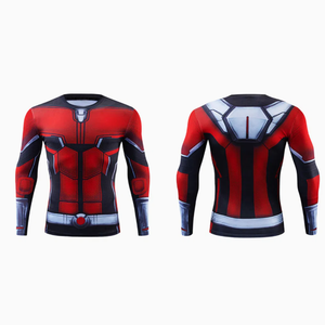 Wholesale Price Quick Dry Rash <b>Guard</b> Diving Sets for Men 100% Cotton Gym Shirt Polyester Fabric Printing Clothing <b>Letter</b> Pattern - Product Image 1