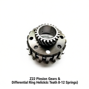 Engrenages de pignon Z22 et couronne différentielle à dents hélicoïdales (8-12 ressorts) - Product Image 2