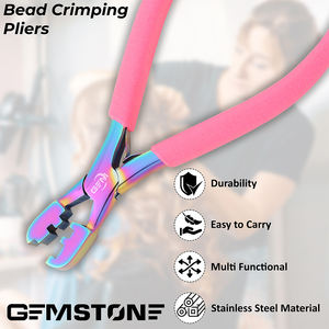 Pinzas Profesionales Duraderas y Reutilizables para Extensiones de Cabello, 4mm/6mm, de Acero Inoxidable Arcoíris, Herramienta de Micro Anillos para Uso Comercial - Product Image 6