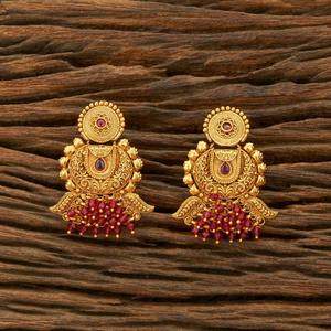 High Quality Women's Stud Earrings 18K Solid Gold Rose Gold Plating Wedding Party Wear Best Finishing Newly Designed - Product Image 3