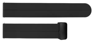 JD425 Correa Deportiva de Silicona Negra Unisex de 20 mm para Reloj Inteligente, Correa de Muñeca de Acero Inoxidable Ajustable, Transpirable, Ligera, Duradera y Suave - Product Image 6