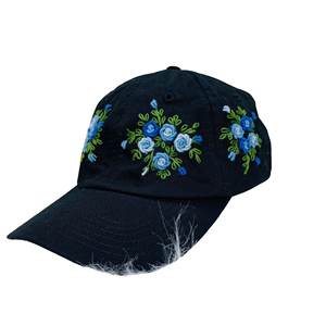 หมวกผ้าฝ้ายปักลายด้านหน้าและด้านหลังหมวก100% แบบสั่งทำผลิตในเวียดนาม - Product Image 2