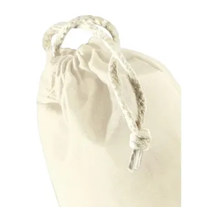 Bolsa de Algodón Sostenible Talla S, Bolsas Deportivas Promocionales con Cordón para Merchandising - Product Image 3