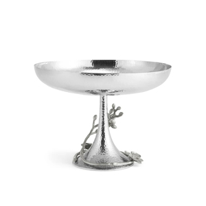 Elegante Frutero de Plata con Pedestal, Centro de Mesa Decorativo Floral para el Hogar, Uso en Restaurantes, Decoración de Cocina, Tazón para Servir Postres - Product Image 3