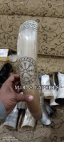 Corne à boire Viking authentique pour la bière corne polie gravée de haute qualité de boeuf/vache, corne naturelle fabriquée en agate par M R S EXPORTS