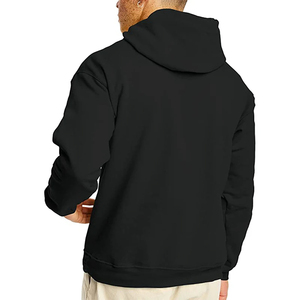 Sweat à capuche en molleton épais pour homme, personnalisé avec logo, 100 % coton, haute qualité, coupe droite, épaules tombantes, idéal pour l'hiver – Vente en gros - Product Image 2