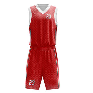 Uniforme de basket-ball pour hommes en gros, fabriqué avec un tissu léger qui contrôle l'humidité, offrant souplesse, confort et entraînement quotidien - Product Image 3