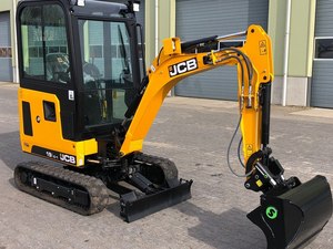 Used JCB Mini Excavator 19C 2 Ton Crawler Digger Compact Hydraulic Short Turning Radius for Engine 120kW Power High Digging - Product Image 4