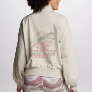 Sudaderas de Mujer Hechas en Pakistán, Talla Personalizada, Manga Larga, Sudaderas con Media Cremallera para Mujer, Gran Venta - Product Image 5