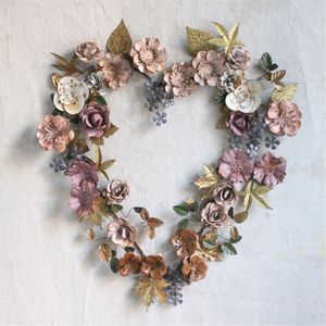 <b>Decorative</b> Wall <b>Wreath</b> Wedding Backdrop Wholesale Artificial Floral Garland for Festive Party Events Premium Hand-Crafted Door - Product Image 3