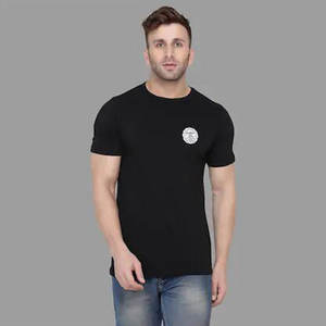 T-shirt 100% coton de haute qualité personnaliser imprimé broderie Logo hommes T-shirt à col rond T-shirt personnalisé - Product Image 1
