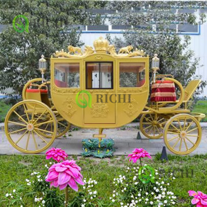 Carrozza principessa carretto di caramelle per esterni di natale carrozza reale carrozza reale Design portabottiglie da tavolo - Product Image 4