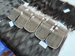 Cabello humano vietnamita de alta calidad con cierre frontal de encaje HD, línea natural, sin caída ni enredos. - Product Image 4