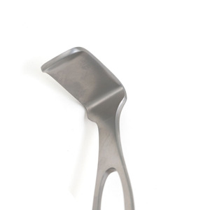 Retracteur d'hernie 8 (20 cm) Une lame solide et une poignée biconvexe à deux branches Instrument chirurgical en acier inoxydable non stérile - Product Image 4