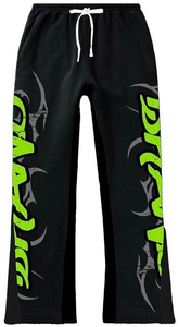 Survêtement évasé d'hiver pour hommes, nouveau design, survêtement lavé à l'acide en polaire Cotton Tech avec sérigraphie avec logo personnalisé - Product Image 5