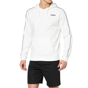 Sweat-shirts à capuche oversize personnalisés respirants à prix d'usine, logo personnalisé, sweat-shirts à capuche unis de haute qualité, sweat-shirts à capuche à épaules tombantes, sweat-shirts en molleton pour hommes - Product Image 1