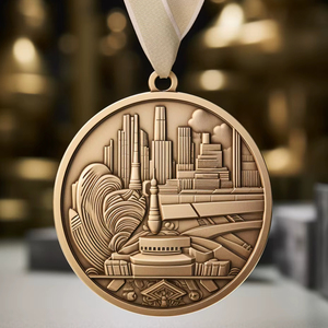 Fabricación <span class=keywords><strong>Medalla</strong></span> personalizada Latón antiguo Bronce Metal <span class=keywords><strong>Medalla</strong></span> <span class=keywords><strong>milagrosa</strong></span> Pequeña aleación de zinc Deporte Business Award Medallas con cinta - Product Image 1
