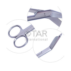 Tijeras para Vendajes Lister de 7.5 Pulgadas, Instrumentos Quirúrgicos de Acero Inoxidable, Tijeras Médicas para Enfermeras, Médicos de Emergencias, Traumatología y Primeros Auxilios - Product Image 6