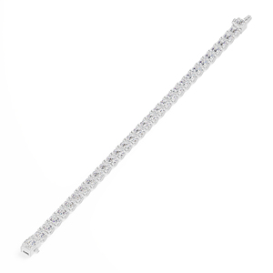 Bracelet de tennis en diamant cultivé en laboratoire rond intemporel 16.14 carats meilleur cadeau de tous les temps en or 14 carats 18 carats bijoux fins pour elle en gros - Product Image 4