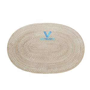 High Good Quality Bamboo Rattan Round Plate Decor Table <b>Placemat</b> <b>Wicker</b> Furniture Furniture Decoration - Product Image 1