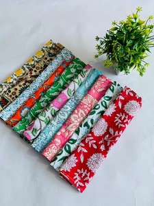 Serviettes de table en coton doux imprimées vintage réutilisables personnalisées linge de table pour événements de mariage Mix Match Styles assortis - Product Image 3