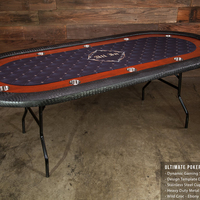 Table de poker portable et pliable personnalisable de luxe moderne meilleure qualité roulette de casino personnalisée motif carré et ovale vente directe