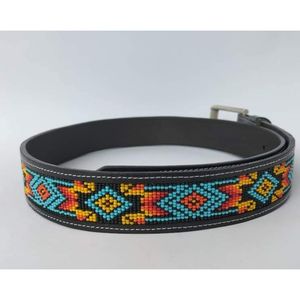 Cinturón de Cuero Vacuno Genuino Estilo Americano Unisex, Suministros al por Mayor de Fábrica, Cuero Puro, Estilo Vintage Cuadrado, Duradero - Product Image 2