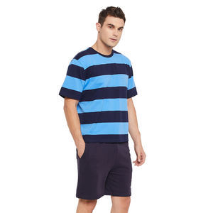 Conjunto de Camiseta de algodón de secado rápido unisex, estampado personalizado, patrón sólido, cintura elástica, trajes de talla grande para Fitness, uso al aire libre - Product Image 5