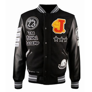 Venta al por mayor Unisex 2024 Modelo Champions Hombres Letterman Varsity Bomber Jacket con bordado Chenille Patches Tallas variables - Product Image 1