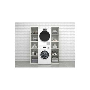 เฟอร์นิเจอร์อัลฟ่า ชั้นวางของติดผนังอเนกประสงค์ 5 ชั้น ทำจากไม้อัด สำหรับตกแต่งบ้าน ห้องครัว ห้องน้ำ ห้องนั่งเล่น - Product Image 2