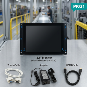 จอสัมผัสความไวสูง จอภาพแบบ USB Touch Interface จอภาพแบบฝังพร้อมขายึดแผงหน้าจอ - Product Image 1
