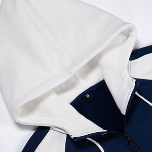 Sudaderas con capucha de lana de alta calidad para hombre 2023, cremallera de talla grande, patrón sólido, bolsillos laterales dobles, cuello con capucha cómodo para invierno - Product Image 2