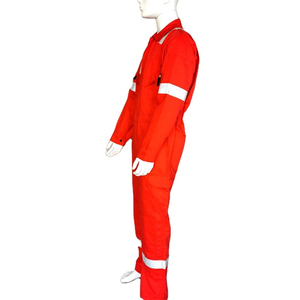 Combinaisons de travail pour électriciens ignifuges personnalisées à la vente chaude, uniformes de travail pour hommes, combinaisons haute visibilité avec résistance au feu - Product Image 3