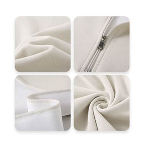 Sweat-shirt polaire unisexe d'hiver à col montant et demi-zip, 100 % coton respirant et écologique, coupe évasée - Product Image 5