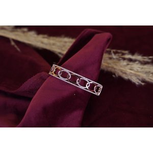 SILVERINGS Pulsera de Plata de Ley 925, Isis, Oro Rosa, Kada Cuff, Joyería de Moda - Product Image 1