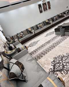 Sièges au sol orientaux, canapé ethnique, canapé Majlis arabe, canapé de style ottoman, ensemble Jalsa arabe, sièges au sol orientaux de luxe - Product Image 2