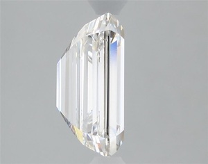 Anillo con Centro de Diamante Cultivado en Laboratorio CVD de 2.00 Quilates, Corte Esmeralda, Color G, Claridad VVS2, Certificado IGI, Brillo Eterno - Product Image 3