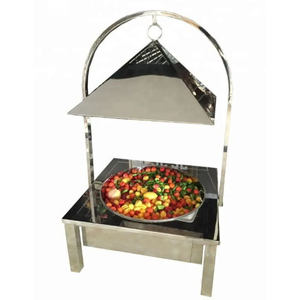 Luxury Modern Design Polished Brass Chafing Dish <b>Food</b> <b>Warmer</b> <b>Buffet</b> <b>Server</b> Catering Equipment For Hotel Wedding Party - Product Image 6