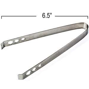 Restaurant <b>Food</b> Toast <b>Tong</b> Silver Stainless Steel Premium Quality Finished Perfect Kitchen Tool Essential Dining Accessory - Product Image 1