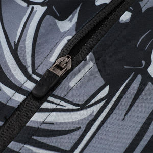 Sudadera con capucha y cremallera con logotipo impreso informal de invierno de algodón para hombre, pantalones para correr, chándal de punto - Product Image 3
