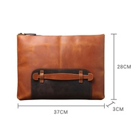 Housse mince en cuir véritable pour ordinateur portable Protégez votre ordinateur portable Mackbook Work Business, Housse de protection pour les voyages