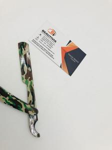 Hoja reemplazable de acero inoxidable con revestimiento de papel de camuflaje, Logo personalizado, afeitadora profesional para babero/afeitadora turca - Product Image 2