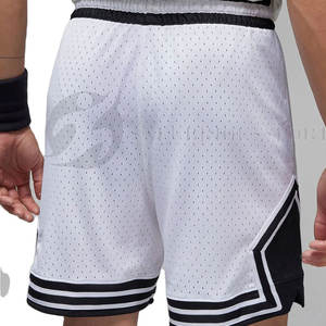 Short de basket-ball actif longue longueur 100% short de basket-ball en polyester avec tissu personnalisable - Product Image 2