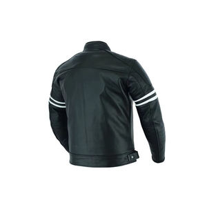 แจ็กเก็ตหนังสำหรับขี่มอเตอร์ไซค์และมอเตอร์ไซด์ระบายอากาศได้ดีผลิตตามสั่ง - Product Image 4