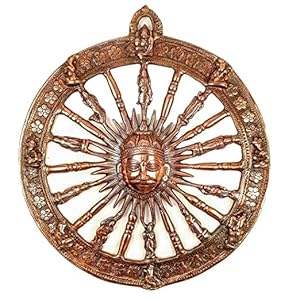 งานประติมากรรมพระอาทิตย์ทองเหลืองแกะสลักสไตล์โมเดิร์น สำหรับแขวนผนัง ตกแต่งบ้าน สำนักงาน สร้างพลังบวก ปรับสมดุลฮวงจุ้ย ของขวัญส่งเสริมการเจริญรุ่งเรือง - Product Image 3