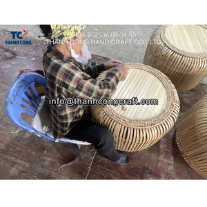 PANIER À LINGE EN ROTIN Offre Spéciale avec poignées fait à la main au Vietnam pour le rangement des vêtements salle de bain chambre et décoration intérieure - Product Image 4