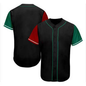 Personnalisé Nouveau Haute Qualité Mexique Baseball Jersey Chemises À Séchage Rapide Hommes Baseball Jersey - Product Image 4
